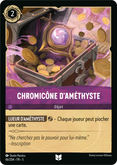 Carte Lorcana 066/204 Chromicône d'Améthyste Foil | LorenZone