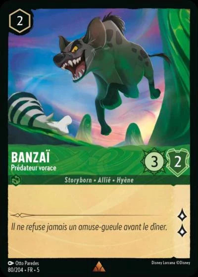 Carte Lorcana 080/204 Banzaï Foil | LorenZone