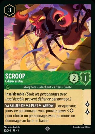 Carte Lorcana 082/204 Scroop Foil | LorenZone