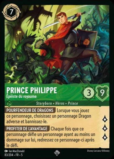 Carte Lorcana 083/204 Prince Philippe Foil | LorenZone