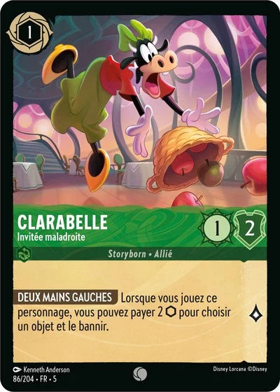 Carte Lorcana 086/204 Clarabelle Foil | LorenZone