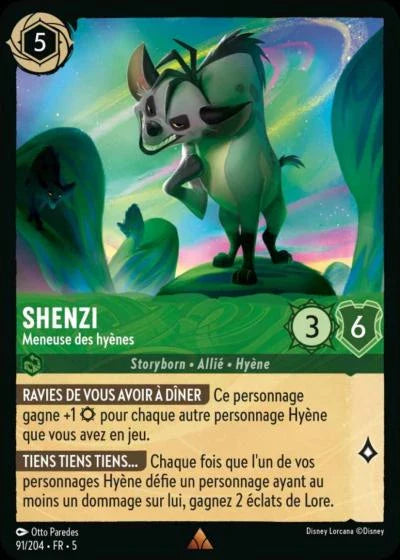 Carte Lorcana 091/204 Shenzi Foil | LorenZone
