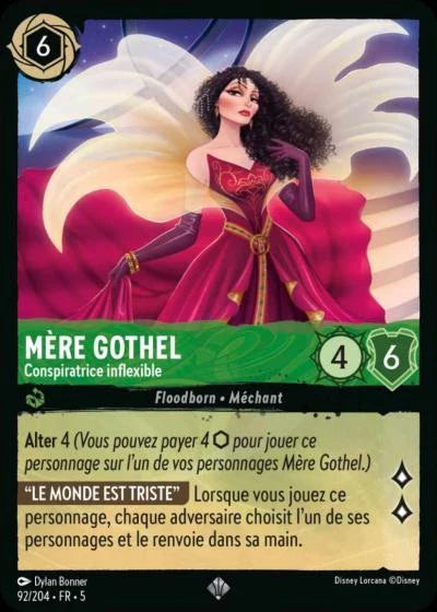 Carte Lorcana 092/204 Mère Gothel Foil | LorenZone