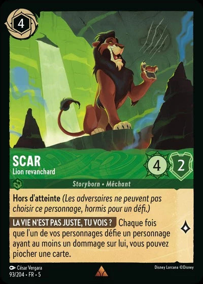 Carte Lorcana 093/204 Scar Foil | LorenZone