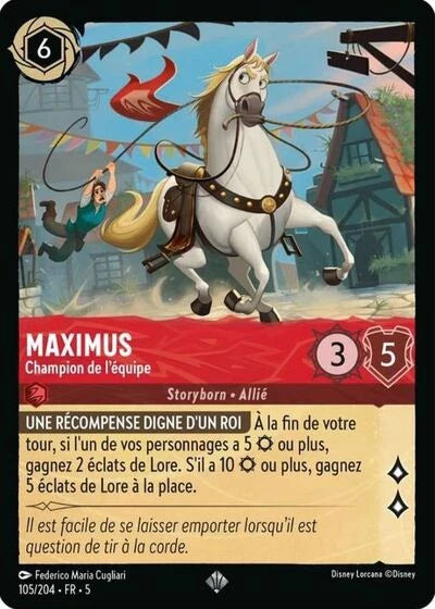 Carte Lorcana 105/204 Maximus Foil | LorenZone