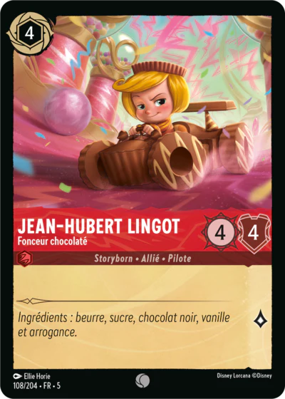 Carte Lorcana 108/204 Jean-Hubert Lingot Foil | LorenZone