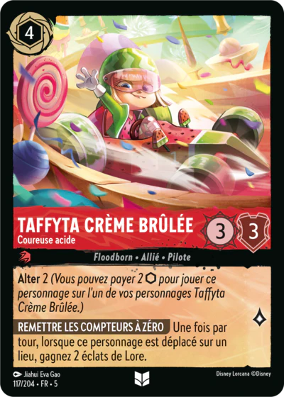 Carte Lorcana 117/204 Taffyta Crème Brûlée Foil | LorenZone