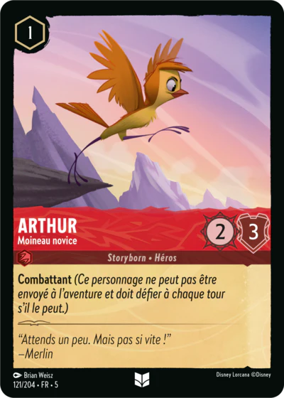 Carte Lorcana 121/204 Arthur Foil | LorenZone