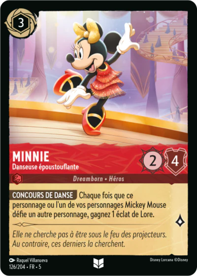 Carte Lorcana 126/204 Minnie Foil | LorenZone