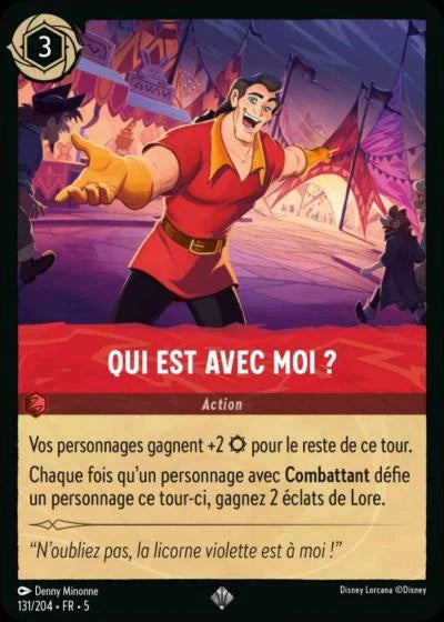 Carte Lorcana 131/204 Qui est avec moi ? Foil | LorenZone