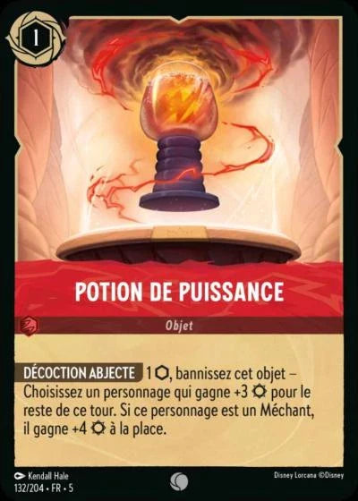 Carte Lorcana 132/204 Potion de puissance Foil | LorenZone