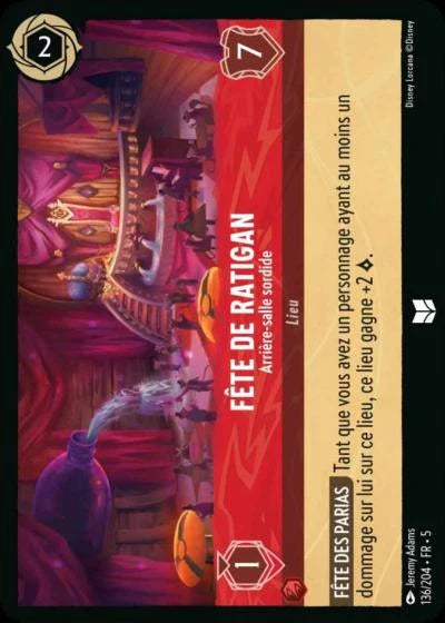 Carte Lorcana 136/204 Fête de Ratigan Foil | LorenZone