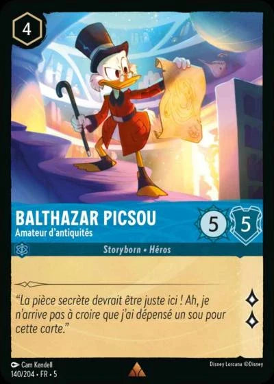 Carte Lorcana 140/204 Balthazar Picsou Foil | LorenZone