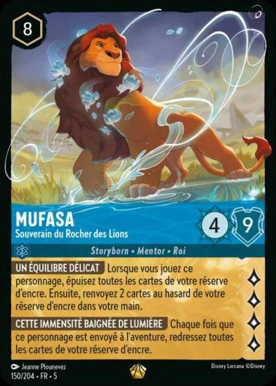 Carte Lorcana 150/204 Mufasa Foil | LorenZone
