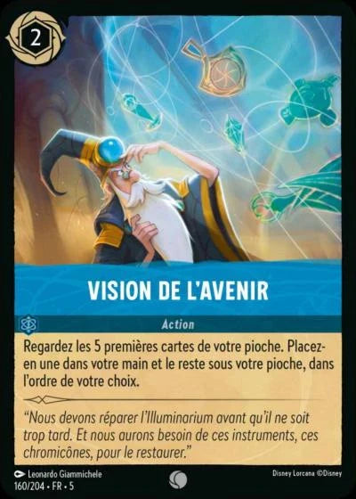 Carte Lorcana 160/204 Vision de l'Avenir Foil | LorenZone
