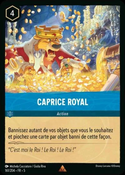 Carte Lorcana 161/204 Caprice royal Foil | LorenZone