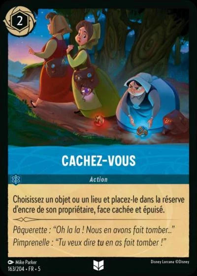 Carte Lorcana 163/204 Cachez-vous Foil | LorenZone