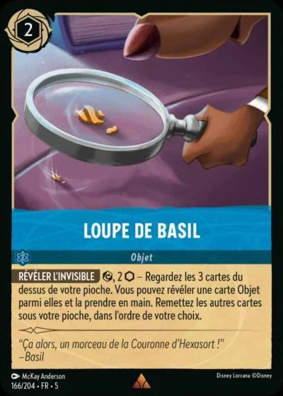 Carte Lorcana 166/204 Loupe de Basil Foil | LorenZone