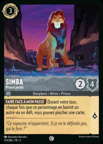 Carte Lorcana 173/204 Simba Foil | LorenZone
