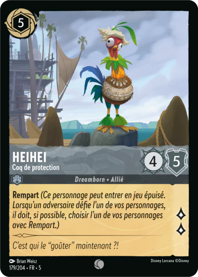 Carte Lorcana 179/204 Heihei Foil | LorenZone