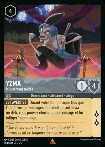 Carte Lorcana 184/204 Yzma Foil | LorenZone