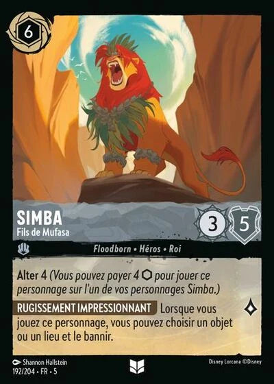 Carte Lorcana 192/204 Simba Foil | LorenZone
