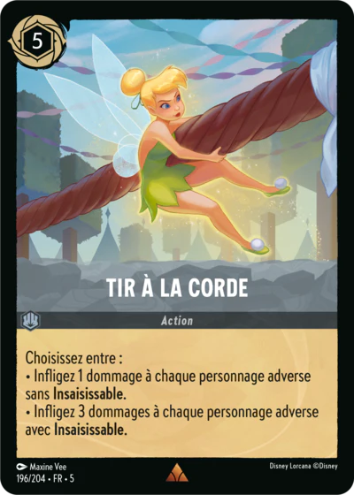 Carte Lorcana 196/204 Tir à la corde Foil | LorenZone