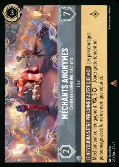 Carte Lorcana 203/204 Méchants anonymes Foil | LorenZone