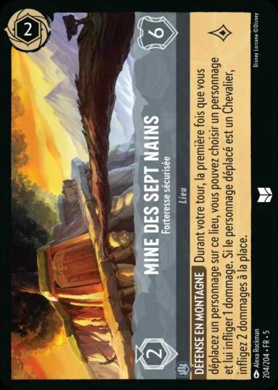 Carte Lorcana 204/204 Mine des sept Nains Foil | LorenZone