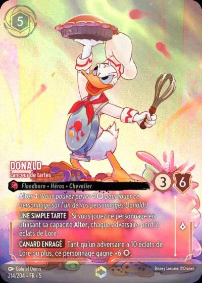 Carte Lorcana 214/204 Donald Enchantée | LorenZone