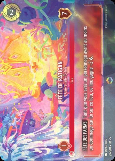Carte Lorcana 216/204 Fête de Ratigan Enchantée | LorenZone