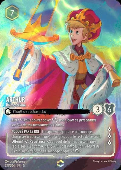 Carte Lorcana 221/204 Arthur Enchantée | LorenZone