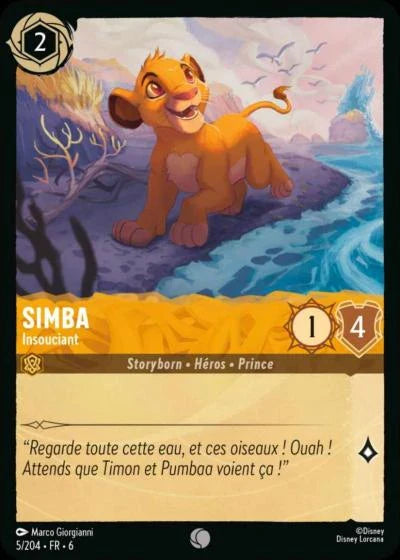 Carte Lorcana 005/204 Simba Foil | LorenZone