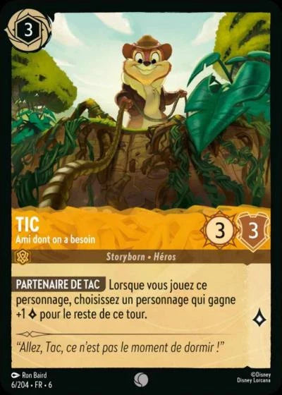 Carte Lorcana 006/204 Tic Foil | LorenZone
