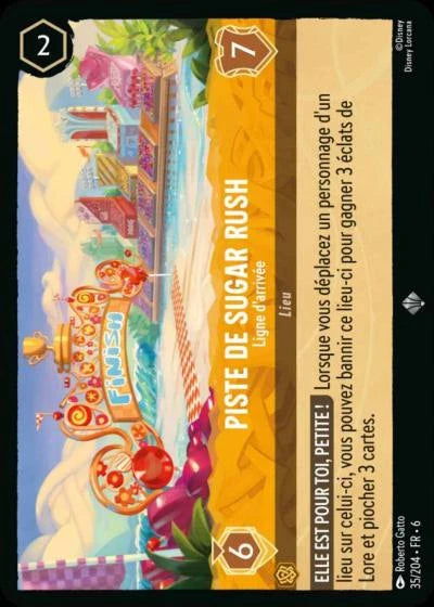 Carte Lorcana 035/204 Piste de Sugar Rush Foil | LorenZone