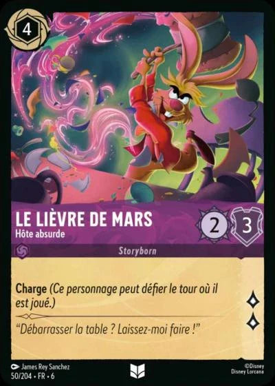 Carte Lorcana 050/204 Le Lièvre de Mars Foil | LorenZone