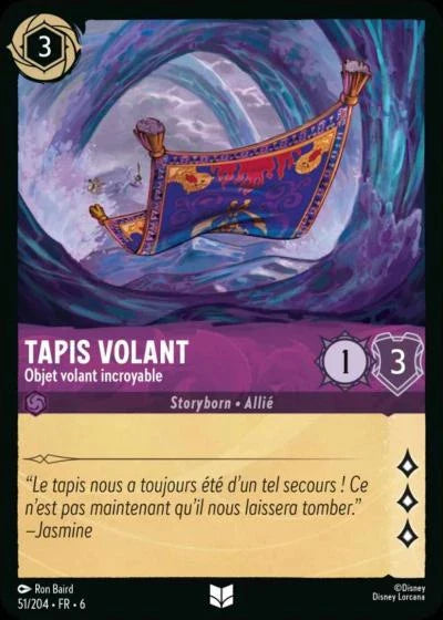 Carte Lorcana 051/204 Tapis Volant Foil | LorenZone