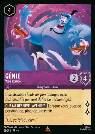 Carte Lorcana 053/204 Génie Foil | LorenZone