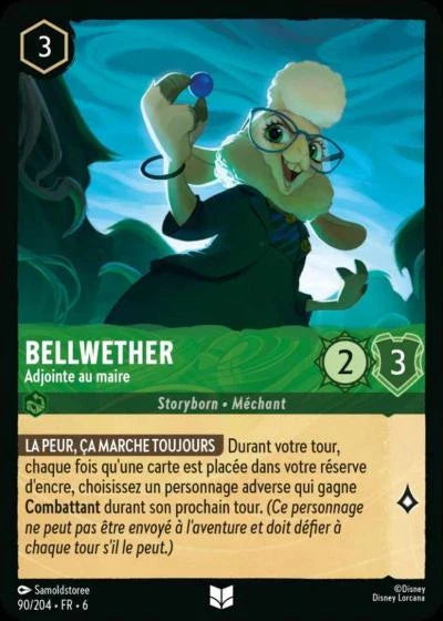 Carte Lorcana 090/204 Bellwether Foil | LorenZone