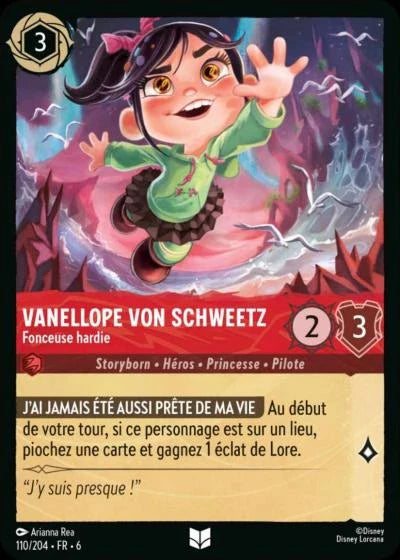 Carte Lorcana 110/204 Vanellope von Schweetz Foil | LorenZone