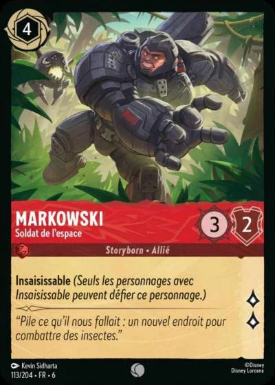 Carte Lorcana 113/204 Markowski Foil | LorenZone