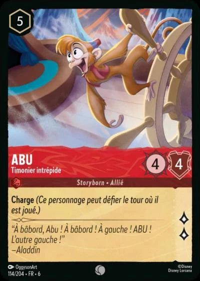 Carte Lorcana 114/204 Abu Foil | LorenZone