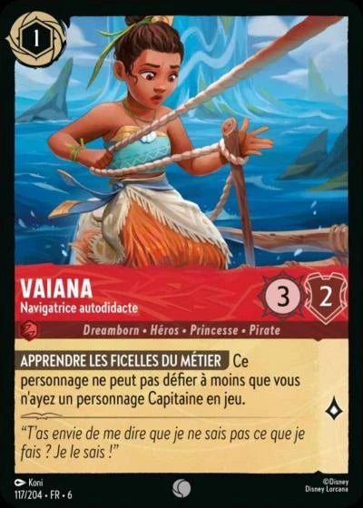 Carte Lorcana 117/204 Vaiana Foil | LorenZone