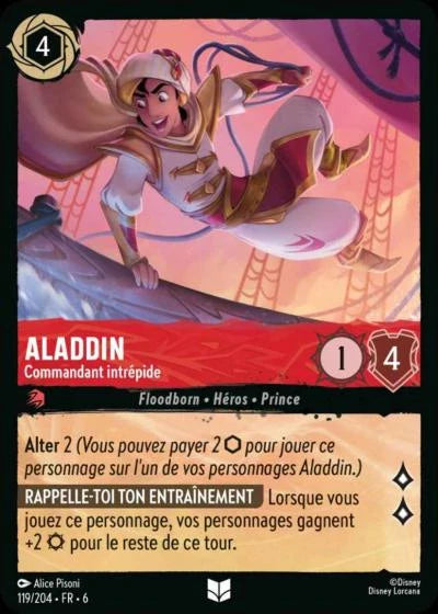 Carte Lorcana 119/204 Aladdin Foil | LorenZone