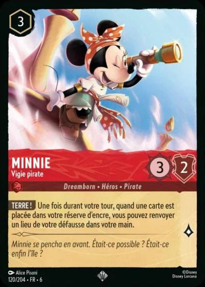 Carte Lorcana 120/204 Minnie Foil | LorenZone