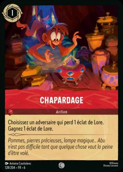 Carte Lorcana 128/204 Chapardage Foil | LorenZone