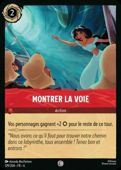 Carte Lorcana 129/204 Montrer la voie Foil | LorenZone