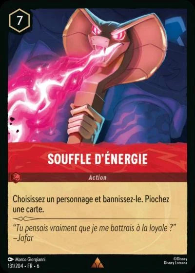 Carte Lorcana 131/204 Souffle d'énergie Foil | LorenZone