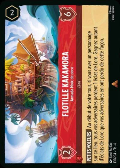 Carte Lorcana 135/204 Flotille Kakamora Foil | LorenZone