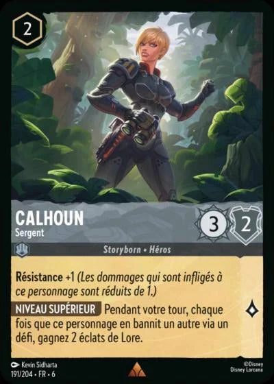 Carte Lorcana 191/204 Calhoun Foil | LorenZone